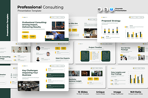 Professional Consulting - Keynote, a Presentation Template by Iqsiart Studio