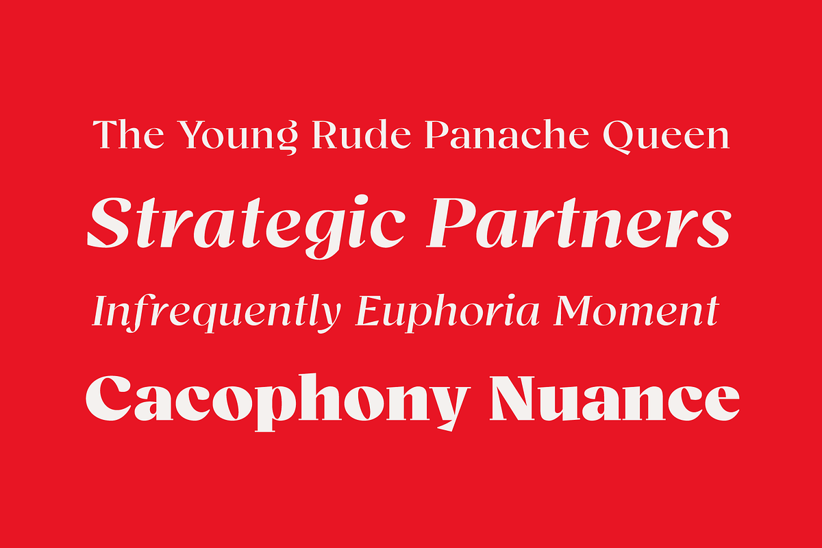 Bovino; 18 Fonts Sharp Serif, a Serif Font by Eko Bimantara (Photo 4 of 10)