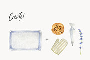 Baking. Watercolor Clipart, PNG, a Food Illustration by NiKO (Thumbnail 6 of 10)