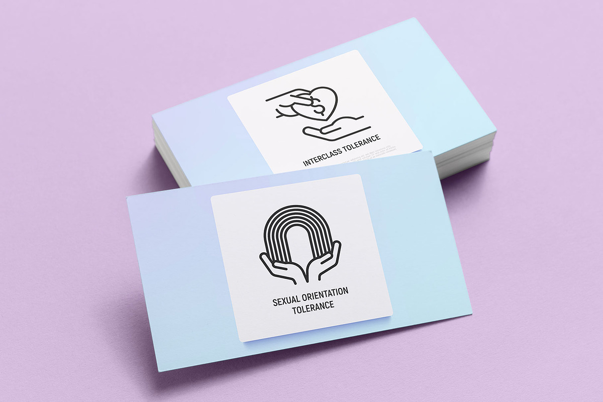 Tolerance | 16 Thin Line Icons Set, a Solid Icon by Alex Blogoodf (Photo 4 of 11)