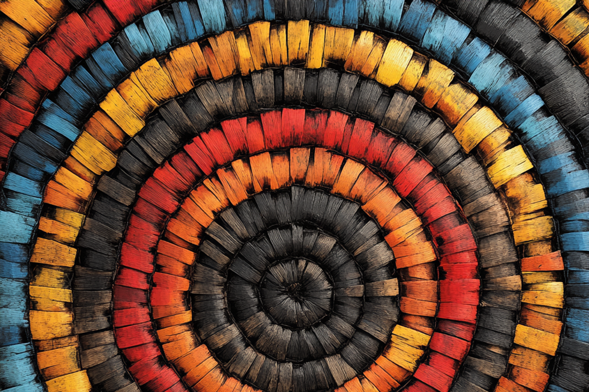 Pomo Indian Basket Pattern