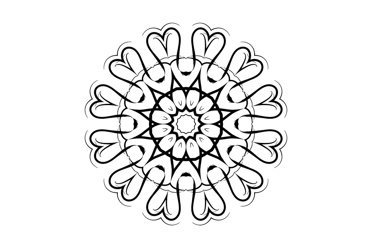 Decorative Mandala Digital Art Pack, a Decorative Illustration by NJ Himel (Photo 26 of 101)