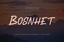 Bosnhet - Font