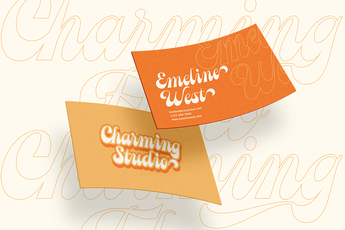 Charming Flow – Classic Script, a Script Font by Almarkhatype (Photo 2 of 15)