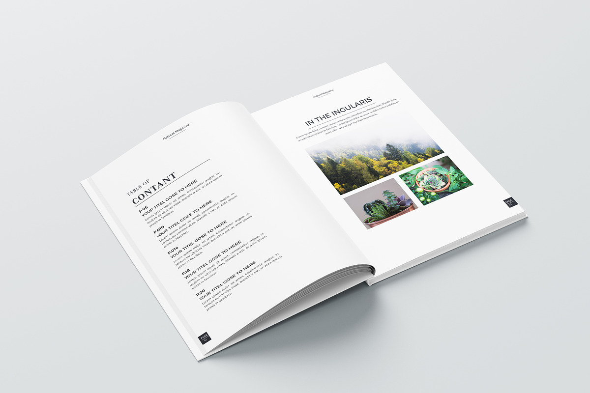 Magazine Layout Template, a Magazine Template by obidullah_01 (Photo 3 of 14)