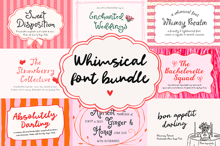 Whimsical Handwritten Font Bundle, a Handwritten Font by Kaya Fonts