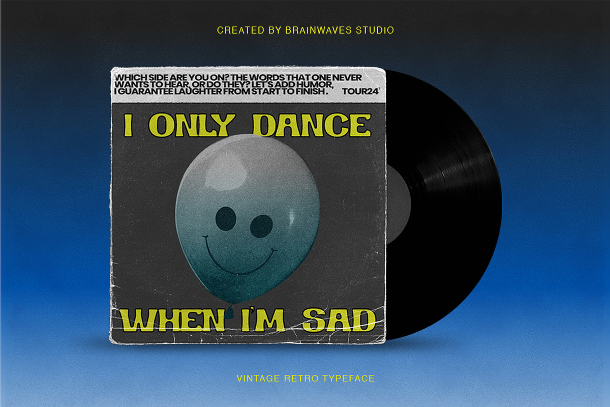 Pillbery - Retro Display Font, a Sans Serif Font by Brainwaves.Studio (Photo 7 of 8)