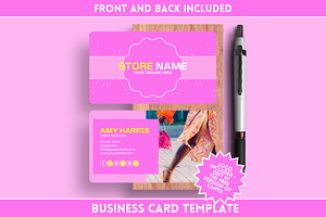Purple Business Card, a Business Card Template by SunshineStudioBoutique