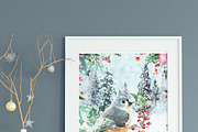 Christmas Watercolor Woodland Story, an Animal Illustration by Catherine Wheel (Thumbnail 3 of 29)