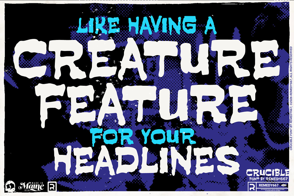 Crucible - Mid Century Font, a Handwritten Font by Remedy667 (Photo 4 of 7)