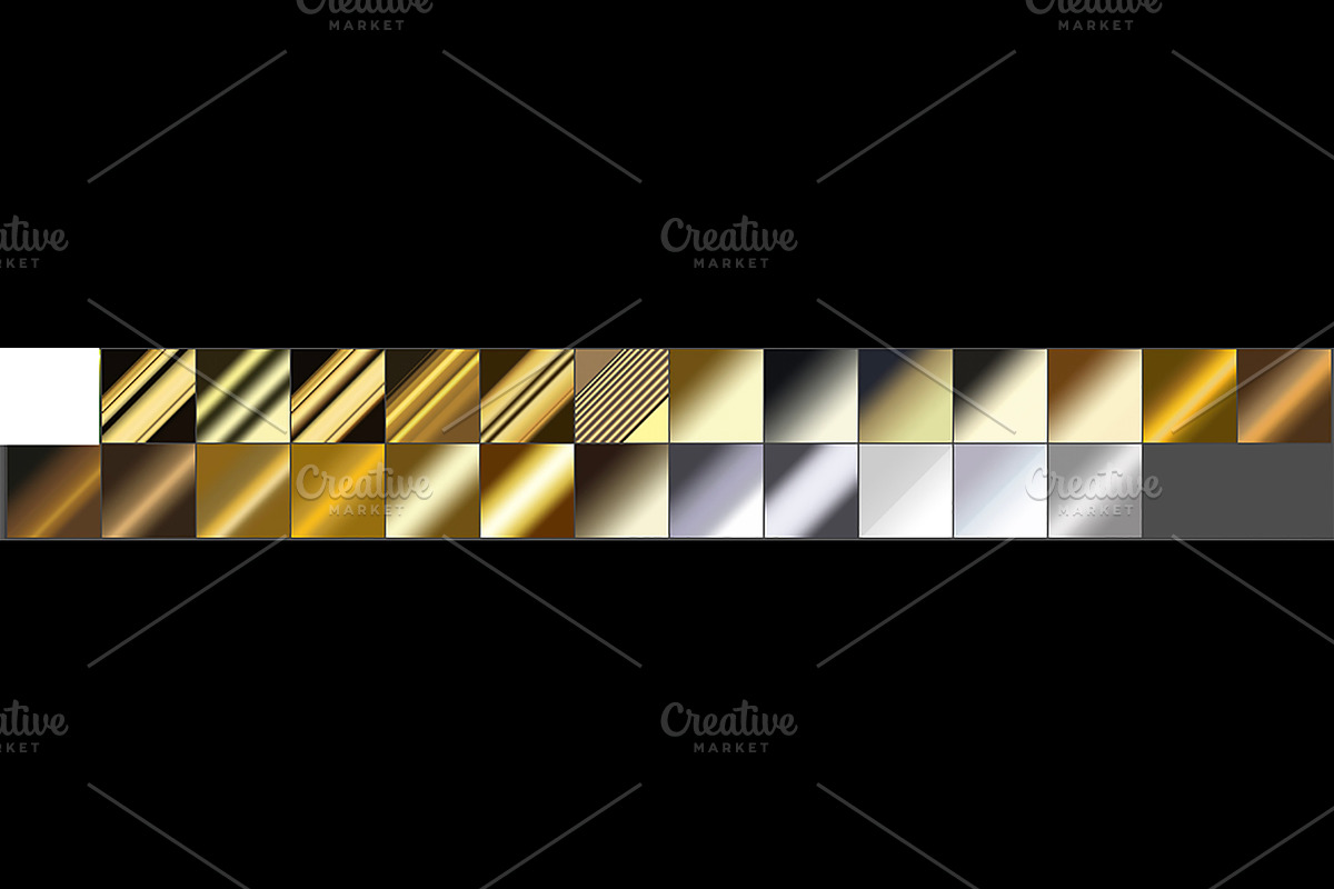 25 Noble Metal Gradients preview 2