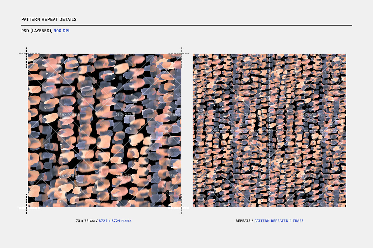 Soft Brush - Seamless Patterns, a Pattern Graphic by texvogue (Photo 3 of 15)