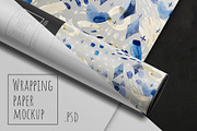 Wrapping paper mockup, a Mockup by ⚞ Kind Illustration ⚟ (Thumbnail 1 of 6)