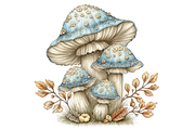 Fairy Mushroom Clipart PNG, a Food Illustration by Memories By Lea (Thumbnail 9 of 19)