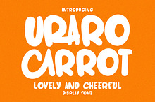 Uraro Carrot Lovely Cheerful Display