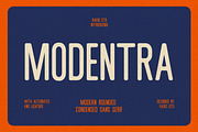 Modentra Modern Rounded Sans Font, a Sans Serif Font by Rasio Studio (Thumbnail 1 of 8)