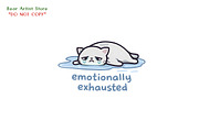 Cute Funny Sticker Animals, PNG, an Object Graphic by GlitterCraft (Thumbnail 9 of 101)