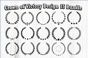 Crown of Victory Laurel Wreath desig, an Object Graphic by Designs_River (Thumbnail 1 of 16)
