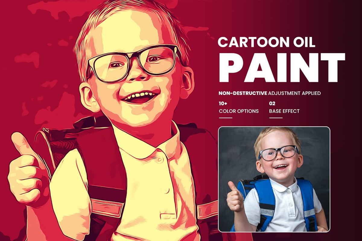 BUNDLE! 20 in 1 Oil Painting Effect, an Action Add-On by U_Design (Photo 9 of 22)