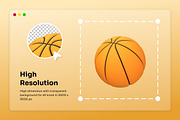 Basketball Equipment 3D Icon Pack, a Sport Illustration by twinstd (Thumbnail 3 of 6)
