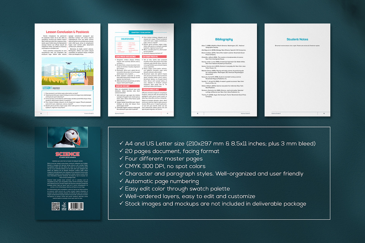 Science Textbook Template 4.0 A4+US, a Magazine Template by fisihsani (Photo 7 of 9)