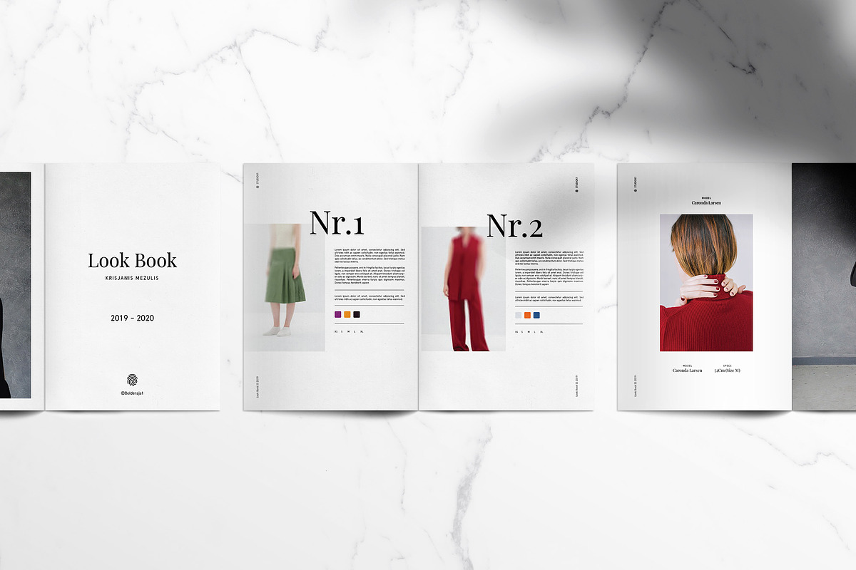LookBook Minimal Fashion Template, a Magazine Template by Wild Ones (Photo 6 of 13)