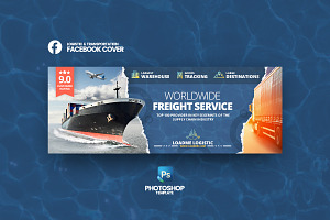 Loadme - Logistic FB Cover Template, a Social Media Template by Youwes Template