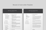 Clean Resume/CV Template, a Resume Template by Creatune (Thumbnail 2 of 3)