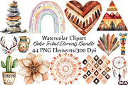 Boho Tribal Elements Bundle, an Illustration by DreamCafeArt (Thumbnail 1 of 7)