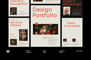 Elegant Designer Portfolio, a Brochure Template by Neermana