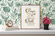 Seamless Set Flowers Poppy Poppies, a Pattern Graphic by Vintage (Thumbnail 10 of 14)
