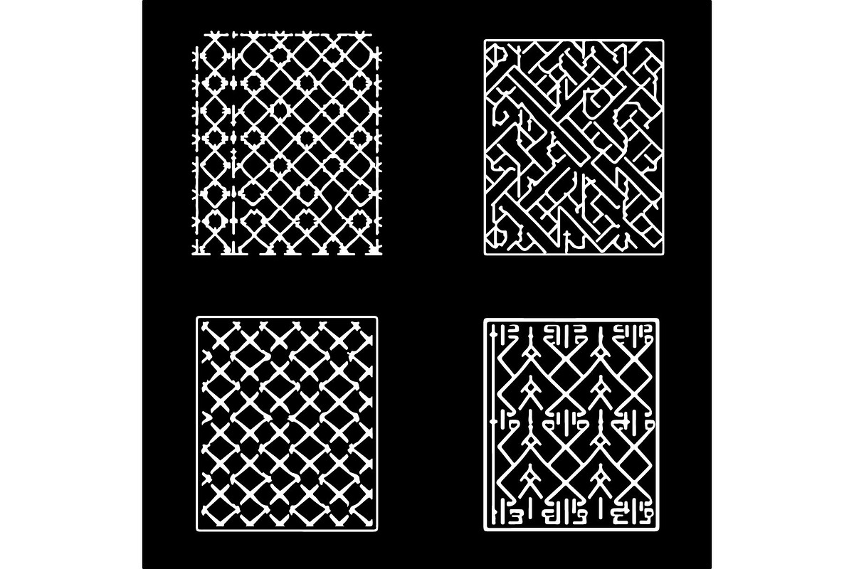 Elegant Laser Cut Panel Set, an Object Graphic by Creativeshirt (Photo 13 of 13)