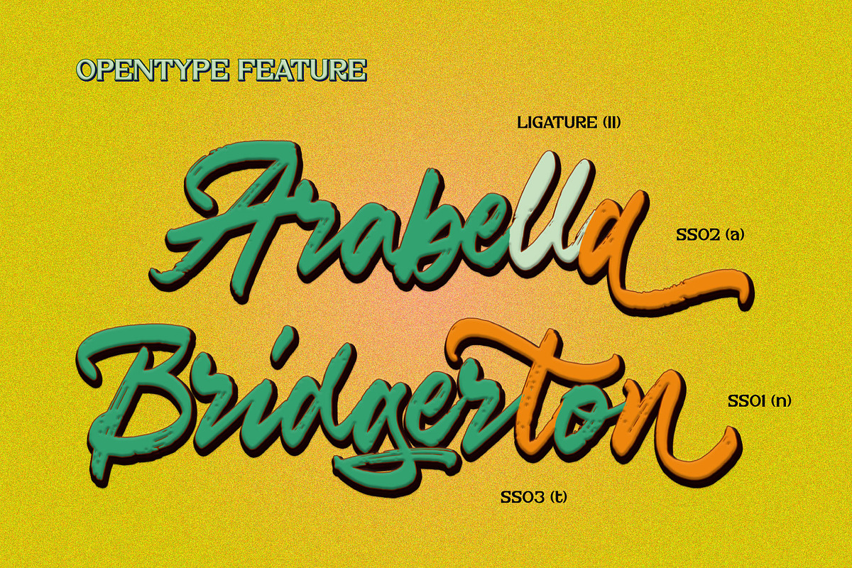 Jacqueline Brush Urban Font, a Script Font by Rocket Template (Photo 14 of 15)