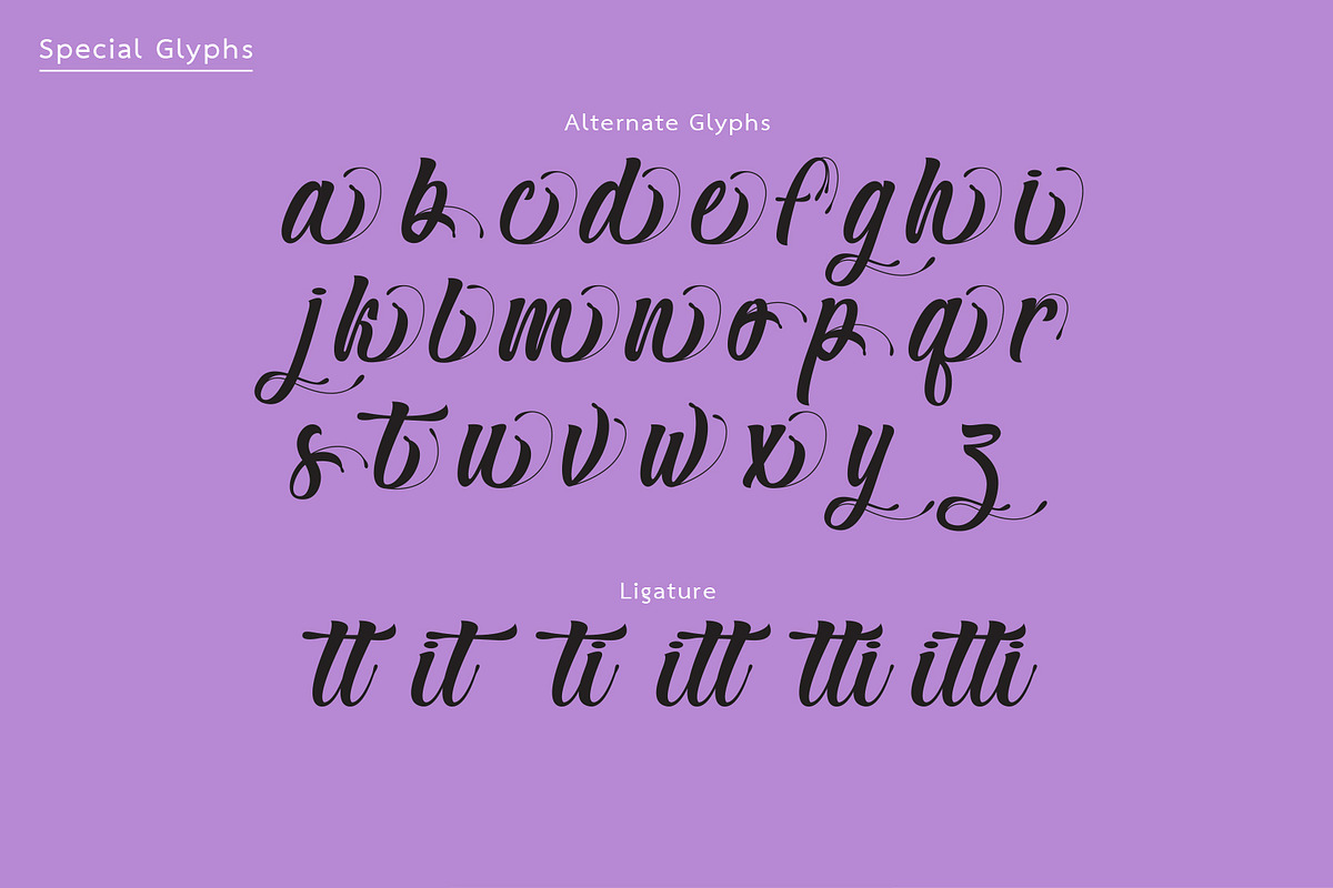 Mister Grape Font, a Script Font by TyphoonStudio (Photo 4 of 4)