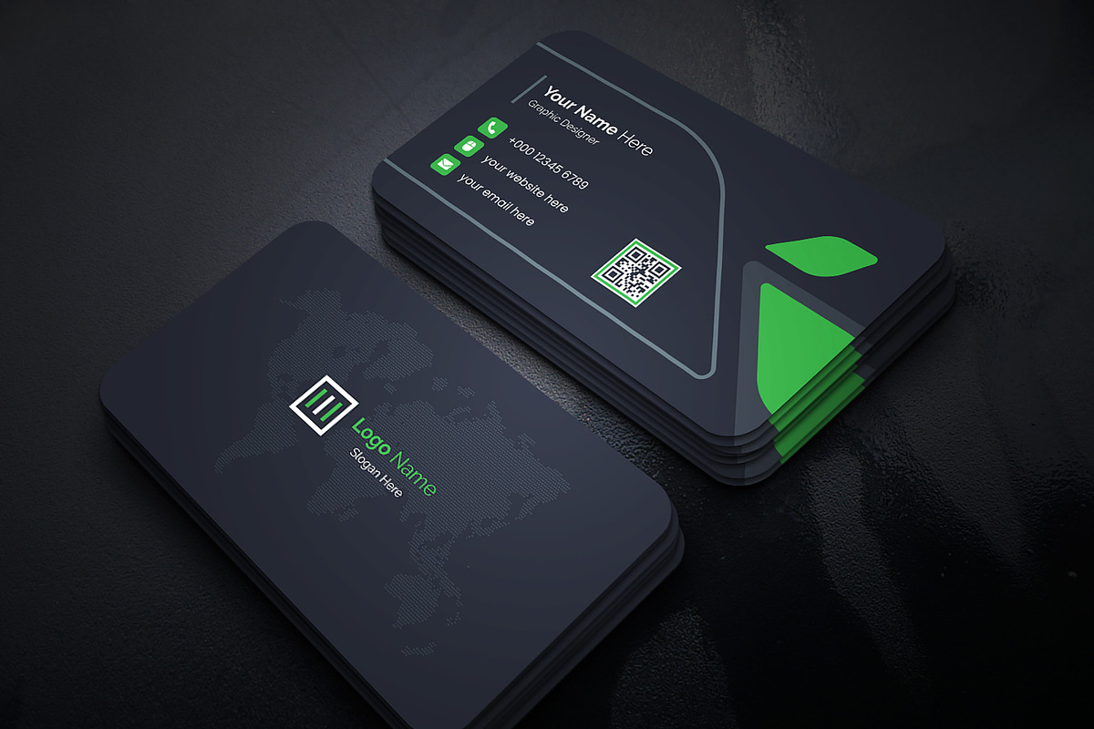 Business Card Design Template, a Business Card Template by mijli (Photo 8 of 20)