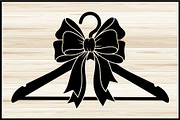 Clothes Hanger SVG Silhouette Bundle, a Decorative Illustration by yasushie (Thumbnail 3 of 4)