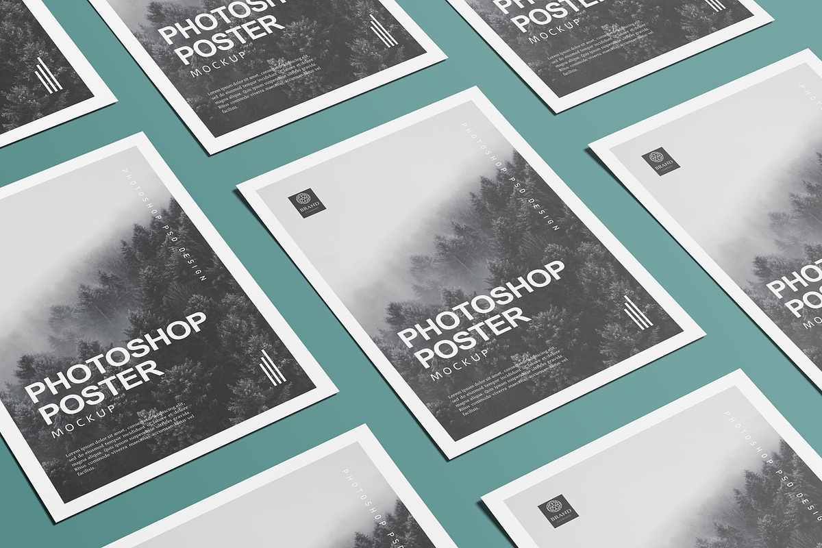 Photoshop Poster Mockup, a Product Mockup by Sweetdady (Photo 2 of 3)