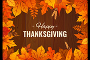 Happy Thanksgiving banner, a Seasonal Illustration by Vector Tradition (Thumbnail 1 of 3)