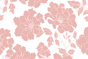 Peony flower pattern, a Pattern Graphic by Polanika (Thumbnail 9 of 12)