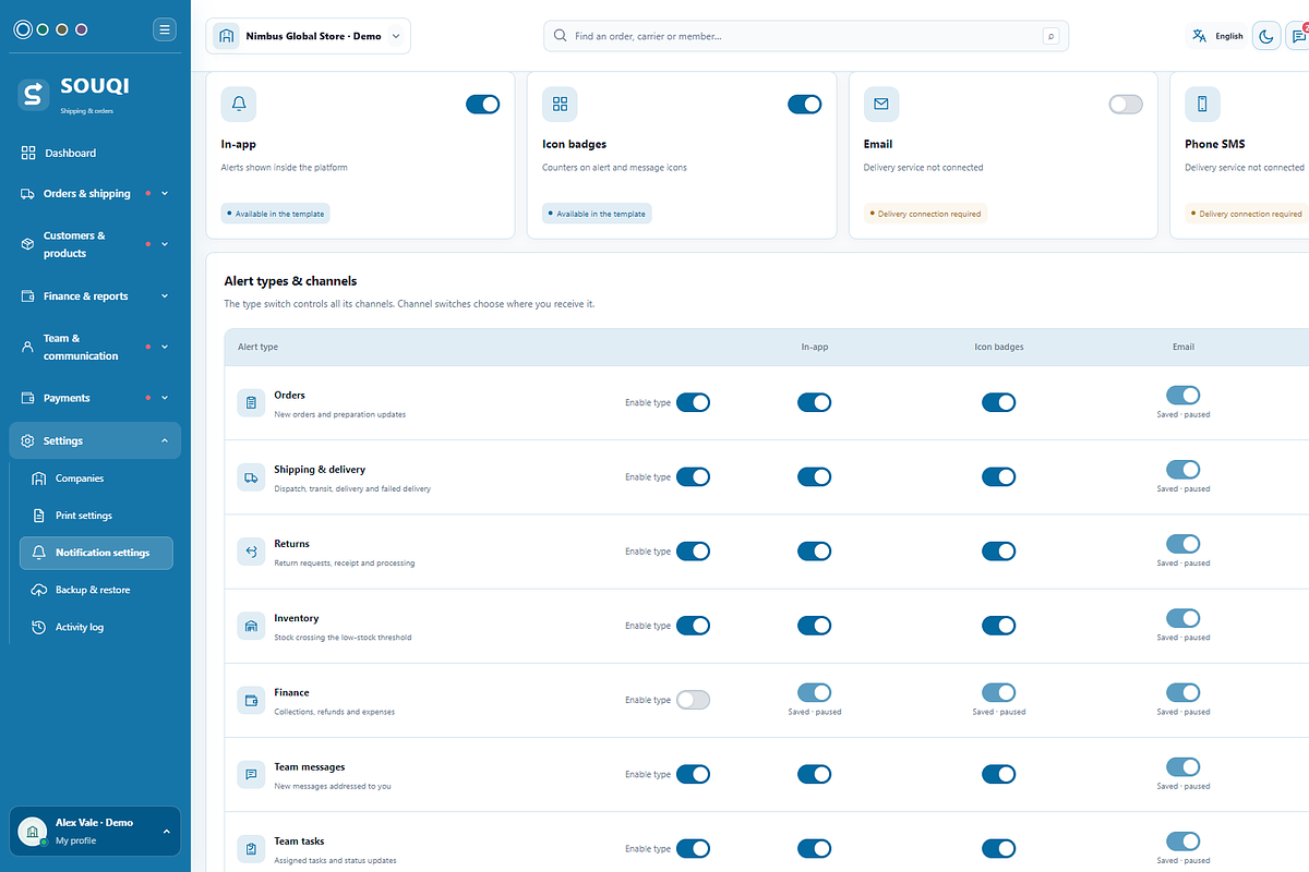 SOUQI HTML Admin Dashboard with RTL, a HTML Template by RgraphicsDesign (Photo 8 of 11)