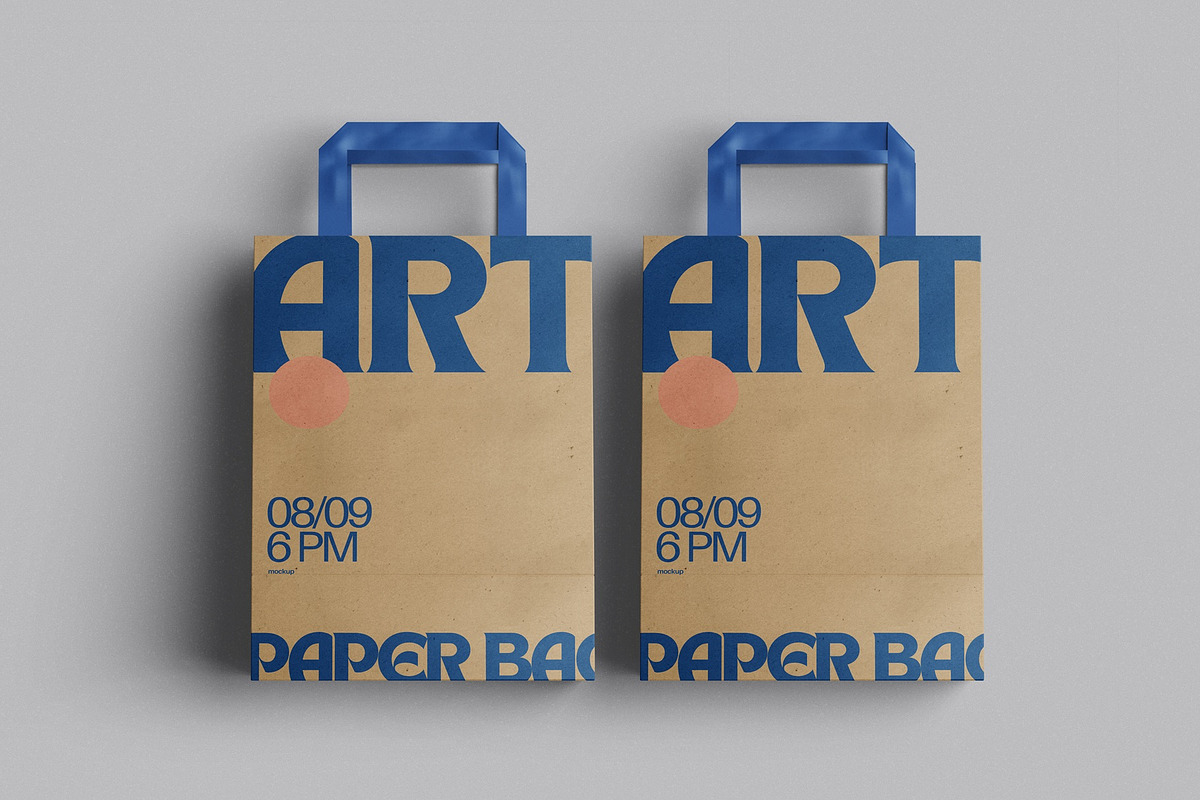 Paper Bag Mockup, a Packaging Mockup by UFR_GRAPHIC (Photo 3 of 4)