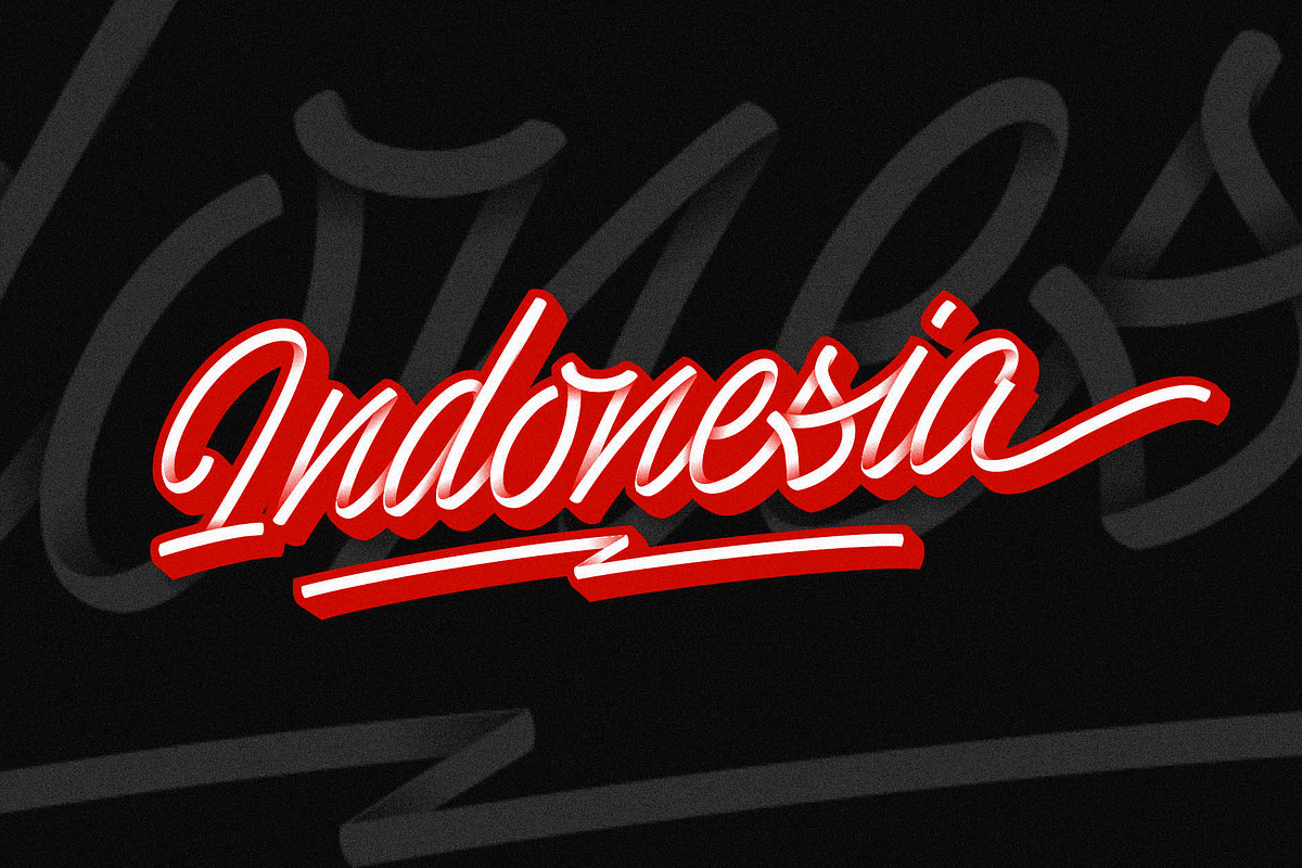 Silent Fighter - 3D Layered Font, a Script Font by Mikrojihad Typography (Photo 10 of 19)