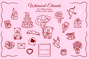 Whimsical Cupid Collection, a Decorative Illustration by InstaDesignPro (Thumbnail 7 of 12)