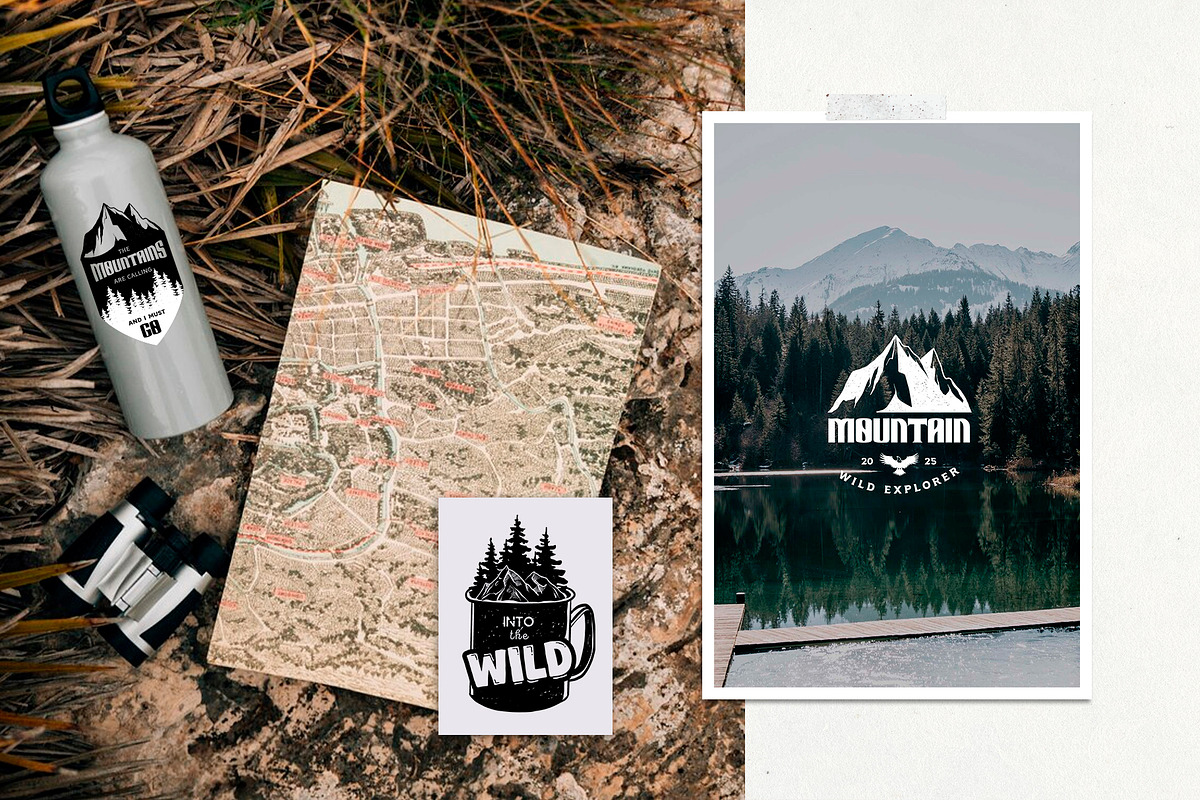 Wilderness & Camping graphic set, an Object Graphic by VerAna (Photo 11 of 24)