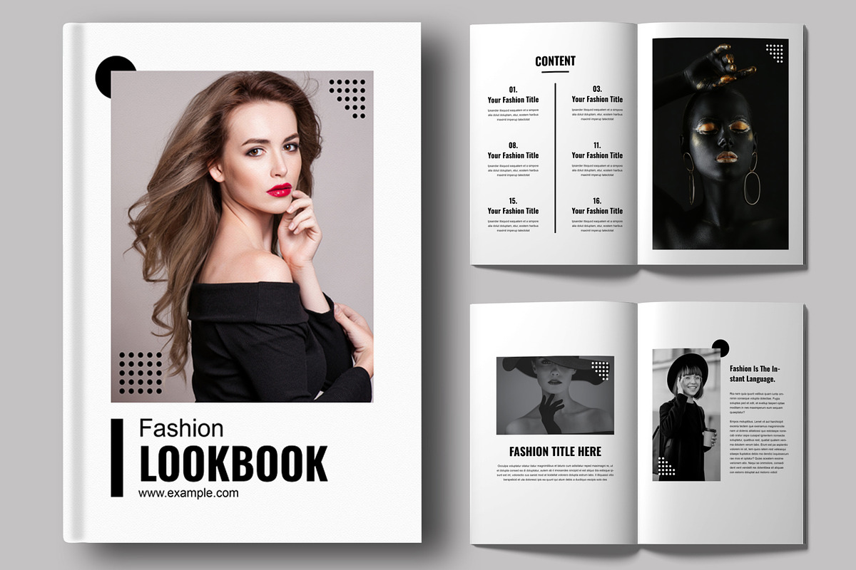 Look Book Layout