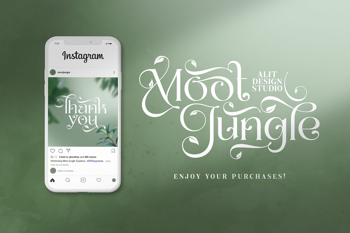 The Moot Jungle Nature Typeface, a Serif Font by alit design (Photo 15 of 15)