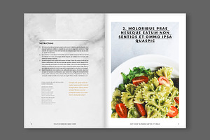 Cookbook / Recipe Book Layout