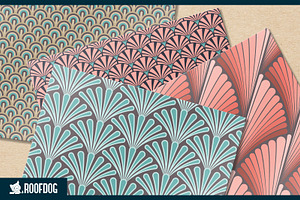 1930s Art Deco Digital Papers