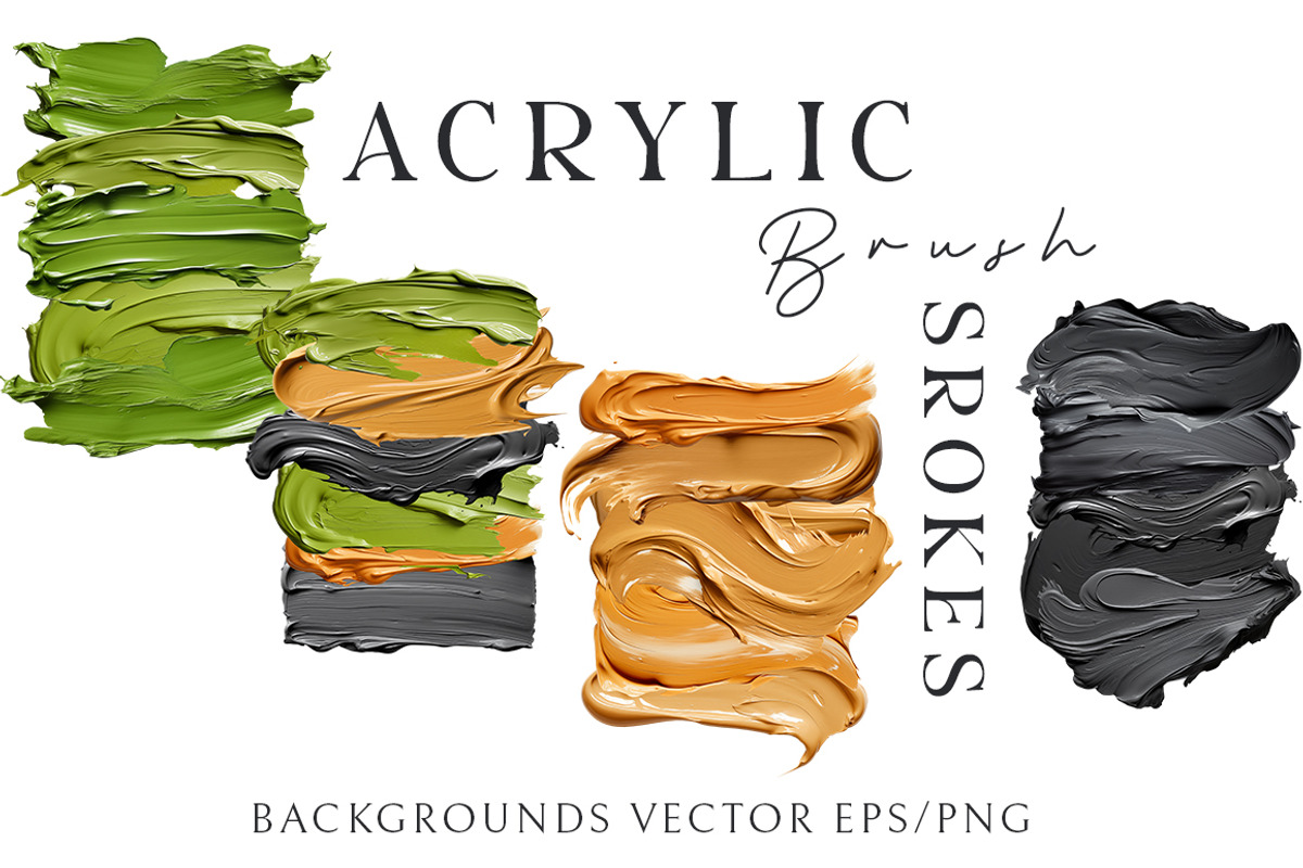 Acrylic Brush Strokes, an Object Graphic by Evgeniia (Photo 9 of 10)