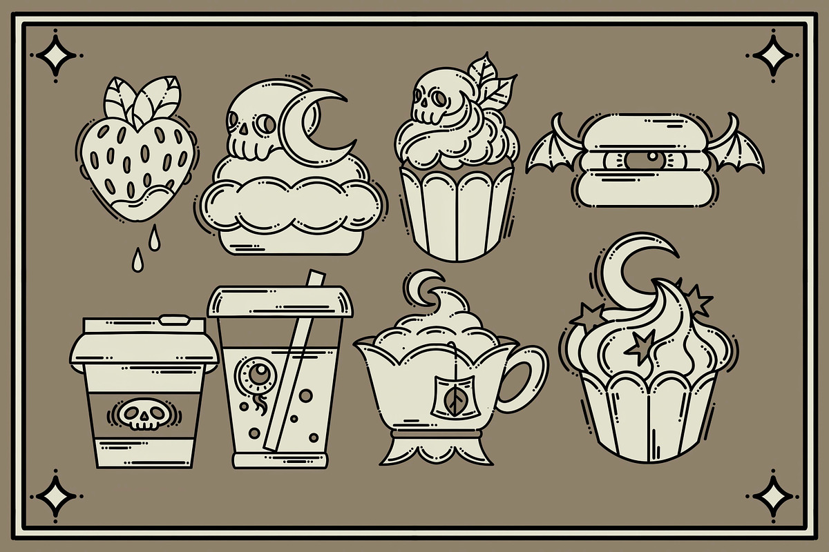Halloween set, an Object Illustration by heyXeni (Photo 9 of 12)
